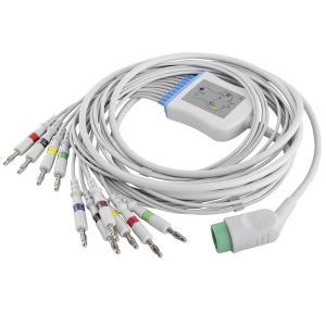 China Med-tronic Compatible Direct-Connect EKG Cable and Leadwires IEC 4.0Banana factory