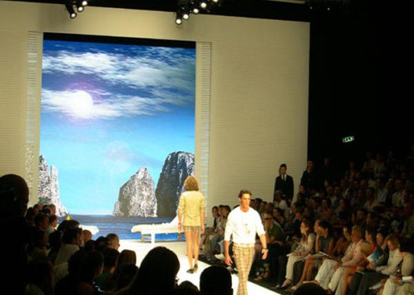 High Resolution P6 Indoor Full Color LED Display , Fashion Show Led Video Wall