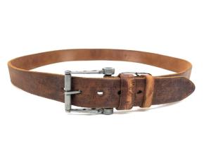 China Custom Full Grain Western Leather Belt For Male 100-140cm Length Soft factory
