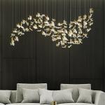 Indoor Decoration Chandelier Hotel Villa Staircase Glass LED Pendant Light