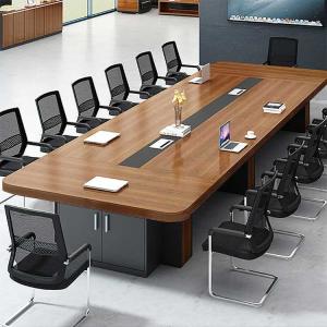 China 2.4m Office Conference Table Rectangular Large Conference Desk factory