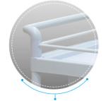 White Abs Hospital Medicine Trolley , Low Noise Delivery Trolley In Hospital
