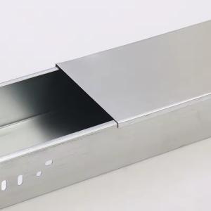 China 100mm Width Non Flammable Solid Bottom Cable Tray For Safe And Cable Management factory