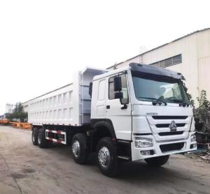China Used Multi Colors Howo Drump Truck 8x4 Drive Mode Sinotruk Howo 375Hp Tipper Truck factory