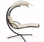 300LBS Patio Leisure Balcony Garden Hanging Swing Chair for Outdoor Wicker