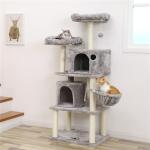 Unique Playhouse Cat Furniture Toys 45*55*152cm With Sisal Covered Ce Certificat