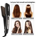 450F Pro Salon Hair Straightener , Ultralight Frizzproof 2 In 1 Flat Iron