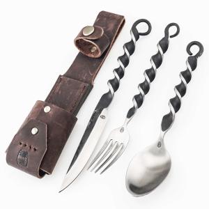 China ODM SS440 Forging Stainless Steel Tableware Suit Wearproof factory
