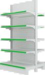 Store shelves drugstore pharmacy medical store gondola double sided