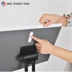 Aluminium Alloy Poster Display Stand 300x430mm Adjustable Panel Double Pole