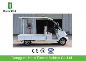 China White Color 4kW Electric Sightseeing Car , Spacious 8 Seater Electric Car factory
