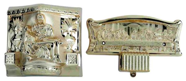 Luxury American Coffin Parts ABS / PP Plastic Material Packaging Size 72 * 49 *