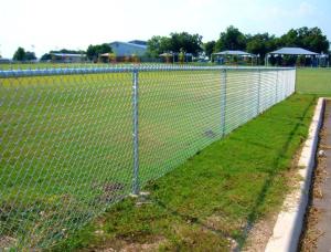 China 16Ga To 8Ga 60mm Heavy Duty Steel Chain Link Fence Electro Galvanized factory