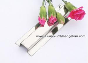 China 304 Stainless Steel Divider Trim / Bar For Wall Tile Dividing Decoration factory