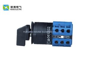 China Electronic Cam Switch Black Handle Changeable Current Long Working Life factory