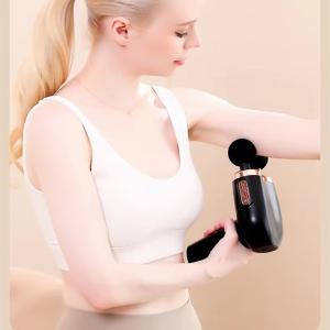 Cordless Dual Head Massage Gun Full Body Deep Tissue Massager Type C Charging