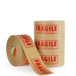 Water Activated Black Paper Packing Self Logo Tape Adhesive Tape Brown Fragile