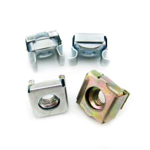 China Non-Standard M6 Cage Nut in Blue Zinc Plated Carbon Steel for Customer's Requirement factory