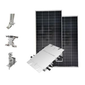 China Aluminum Alloy Solar Panel Micro Inverter Silver Wifi 1600W Household Solar Inverter factory