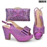 Supoo Good quality Italian ladies shoes matching bags african high heel shoes