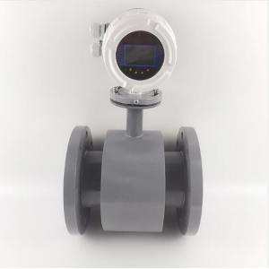 Liquid Magnetic Flow Meter DN400 Flange Connection High Temperature