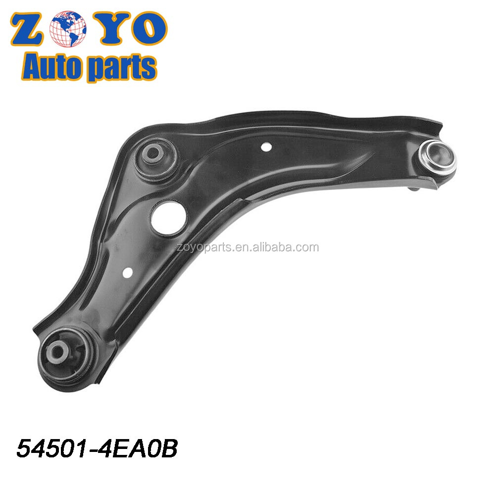 Black E-coating Left Front Lower Control Arm for Nissan Qashqai 54501-4EA0B 54501-4EA0A