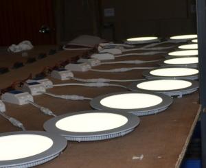 China color temperature adjustable dimmable led panel light 18W factory