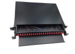 24 Port Fiber Optic Patch Panel FC 96 Cores 485 * 360 * 45MM 5 . 5Kgs