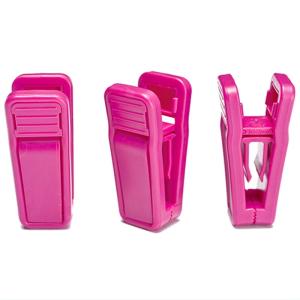 China A Style Plastic Clothes Line Hanger Clip red factory