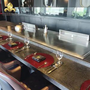 China Hibachi Style Custom Teppanyaki Grill Flat Cooking Surface factory