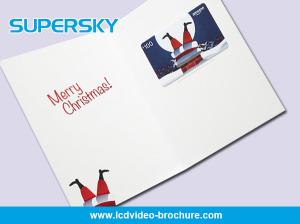 China Paper Material Digital LCD Video Brochure Card CE FCC ROHS Approved factory