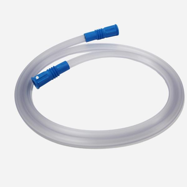 China Disposable High Elastic PVC Surgical Suction Connecting Tube With Yankauer Handle factory