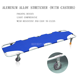 Aluminum Alloy Lightweight Foldable Stretcher CE Standard Folding Medical Stretcher