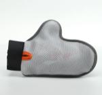 Bath Washing Pet Grooming Glove / Cat Grooming Brush Glove Mesh Cloth Material