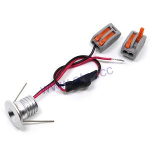 Aluminium Shell DC12/24V 1W Round Super MINI LED Downlights Cabinet ceiling