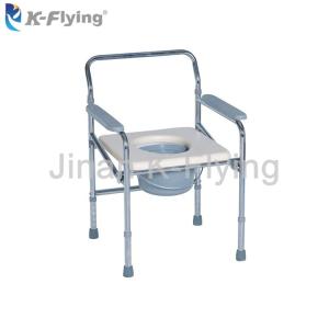 China Stee Plating Durable Medical Rehabilitation Equipment Elderly Commode Chair factory