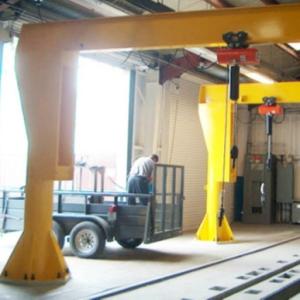 China Q235B Carbon Structural Steel 1 Ton Jib Crane 180° Rotating Energy Saving on sale