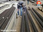 Stainless Steel Seamless Pipe ASTM A312 TP317L with 11Cr Studded Tube , Fired