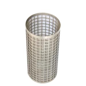 China 8mm 0.5MPa Rectangular Peroforated Filter Tube factory