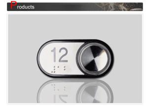 China 12 - 24 V Elevator Push Button 50mA Current for Elevator Floor Buttons factory