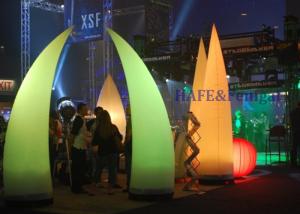 China Special Shaped Inflatable Lighting Decoration With LED 100W For Social Printable Logo factory