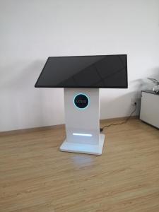 China Customizable Information Interactive Kiosk 43inch-65inch LED Light Acrylic Silkscreen Printing logo on sale