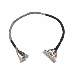 China LCD LVDS Cable Assembly With Amour Shield Internal LVDS Connector Cable 058 factory
