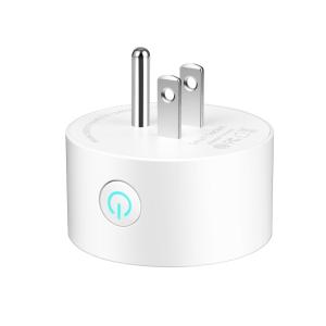 China Us Standard Tuya Smart Life Amazon Alexa Wifi Wireless Us Mini Wifi Smart Plug factory