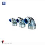 Liquid Tight Quincunx Head Zinc 90 Degree Angle Connector IEC Standard