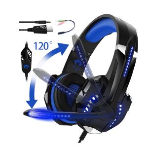China IPX3 Waterproof USB Wired Gaming Headphones , Wired Stereo Gaming Headset For PC Gaming factory