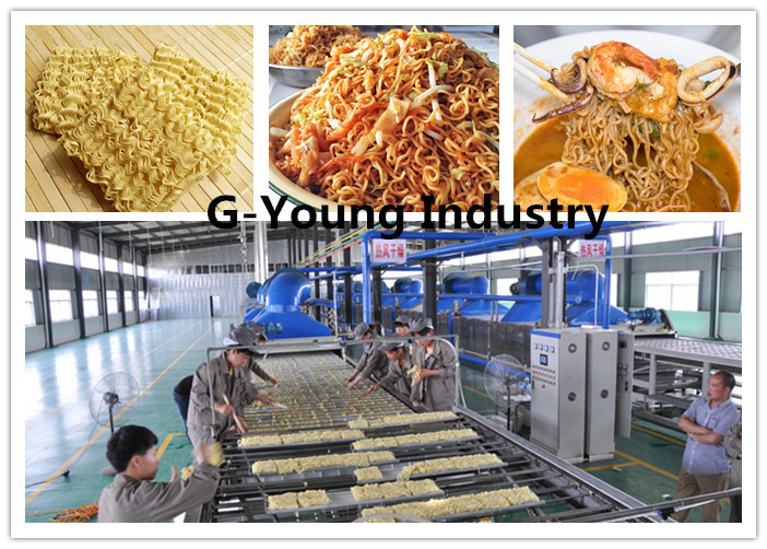Efficient Noodle Processing Machine Fried Frying Instant Noodle Making Line