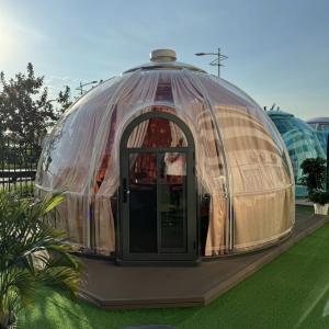 China Sound Hot Selling New Design Hotel Polycarbonate Dome Tent PC Sheet Dome Star Bubble House factory
