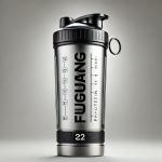500/750ML Easy To Carry Silver Custom Stainless Steel Protein Shaker Bottle