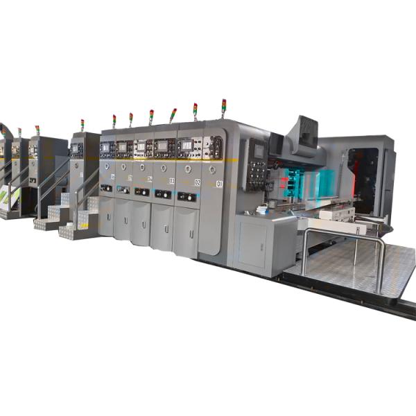 Full PLC High Definition 5color Printing Slotting Die Cutting Machine